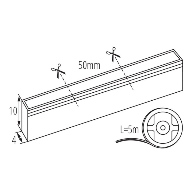 Neon NEON LED 60W 1100lm 2700K 5m IP65 Kanlux 37234 cięcia.jpg