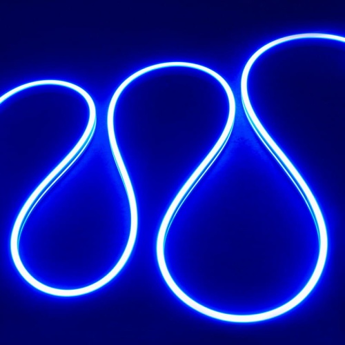 Neon NEON LED 60W 200lm b. niebieska 5m IP65 Kanlux 37237 zaświecona taśma.jpg