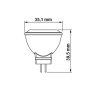 Żarówka Philips LED MR11 GU4 MASTER LEDspot VALUE 3,5W 827 b.ciepła 24D 200lm wymiary.jpg