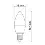 Żarówka LED E14 C37 8=55W 720lm 4000K b. neutralna 230V 160° GTV wymiary.jpg