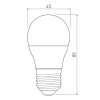 Żarówka LED E27 B45 8=55W 720lm 3000K b. ciepła 230V 160° GTV wymiary.jpg