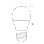 Żarówka LED E27 B45 8=55W 720lm 3000K b. ciepła 230V 160° GTV wymiary.jpg