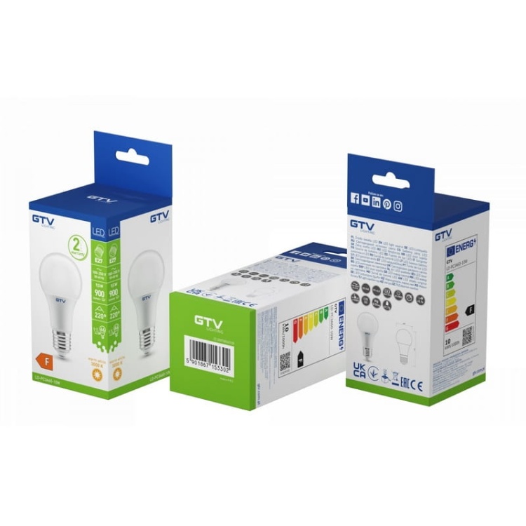 Żarówka LED E27 A60 9.5=66W 900lm 3000K b. ciepła 230V 220° GTV opakowanie.jpg