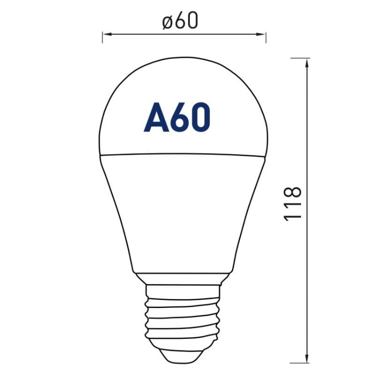 Żarówka LED E27 A60 14,1=94W 1400lm 4000K b. neutralna 230V 180° GTV wymiary.jpg
