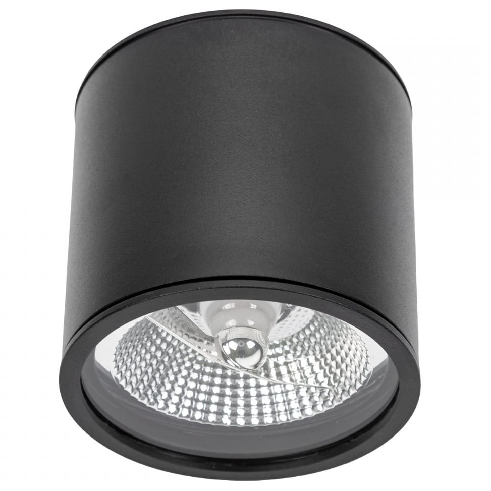 Oprawa oświetleniowa CHLOE na wymienne źródła ES111 GU10 czarna okrągła IP65 SPECTRUM