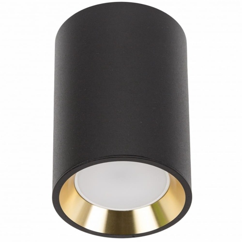 CHLOE MINI GU10 czarna/złota okrągła