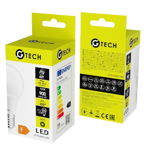 Żarówka LED E27 A60 9.5=66W 900lm 3000K b. ciepła 230V 200° G-TECH opakowanie.jpg