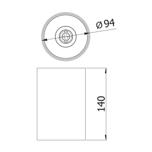 Sufitowa oprawa natynkowa TENSA biało-złota wymiary.jpg