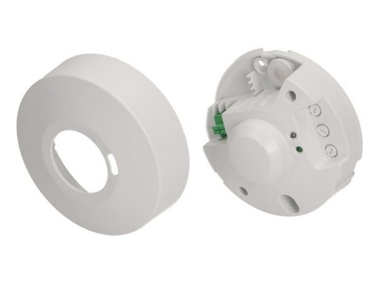 Mikrofalowy czujnik ruchu z osłoną, 360st. IP20, 1200W, natynkowy