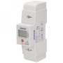 1-fazowy wskaźnik zużycia energii elektrycznej, 80A, dodatkowy wskaźnik, wyjście impulsowe, przycisk RESET, 2 moduły, DIN TH-35mm