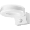 HOWLIT LED 20W, oprawa ogrodowa z czujnikiem ruchu, 1800lm, IP65, 4000K, biała