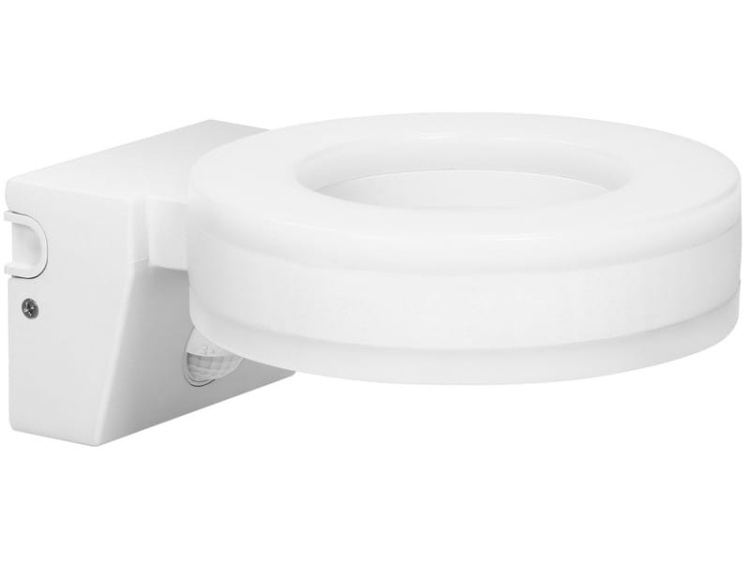 HOWLIT LED 20W, oprawa ogrodowa z czujnikiem ruchu, 1800lm, IP65, 4000K, biała