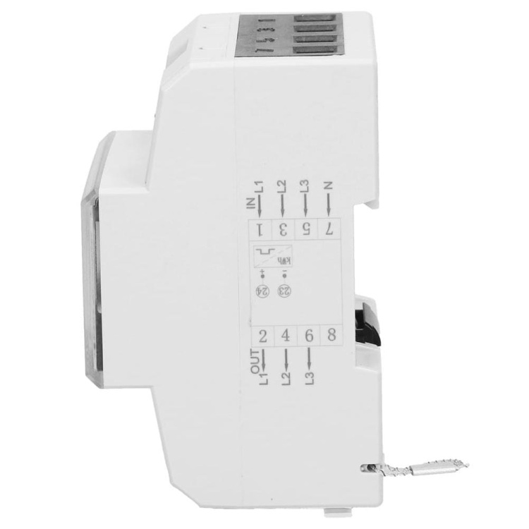 3-fazowy licznik energii elektrycznej, 80A, MID, 4,5 moduły, DIN TH-35mm