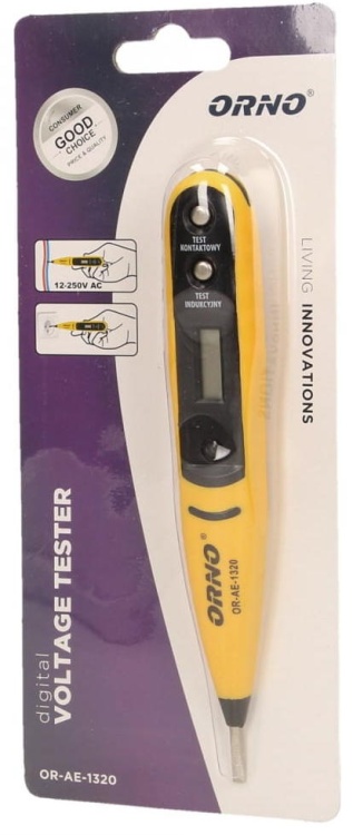 Próbnik, tester napięcia 12-250V, 50-500Hz