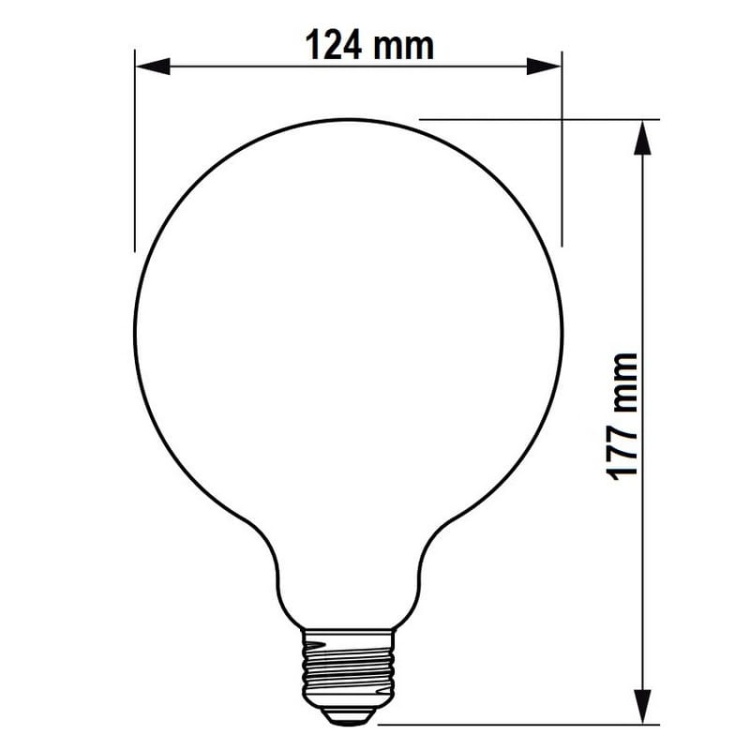 Żarówka LED Classic bulb G120 E27 13W=120W 2000lm 2700K PHILIPS wymiary.jpg