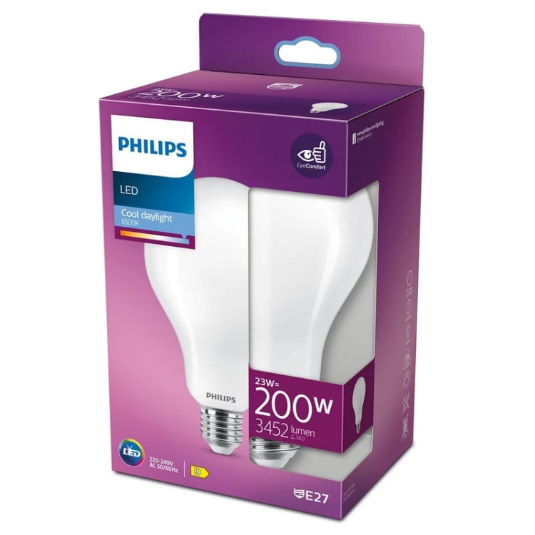 Żarówka LED Classic A95 E27 23W=200W 3452lm 6500K PHILIPS opakowanie.jpg