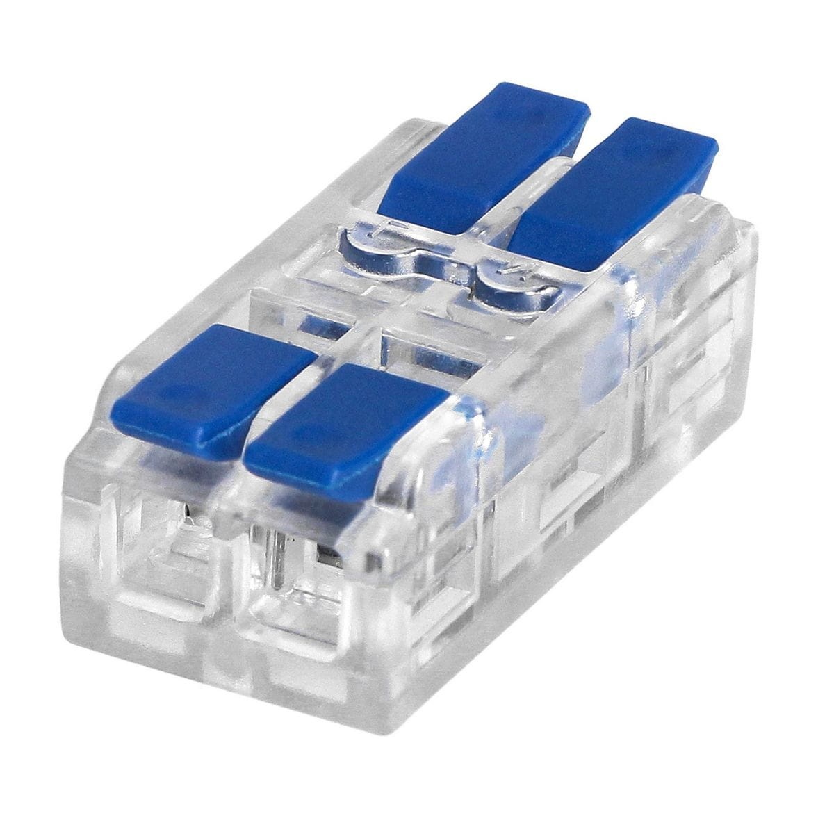 Złączka instalacyjna zaciskowa 2-przewodowa, dwustronna; na dowolny przewód 0,75-4mm²; IEC 250V/32A; worek 10 szt.