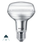 Żarówka LED reflektorowa Philips CorePro LEDspot R80 4-60W E27 827 b. ciepła 36D 345lm.jpg