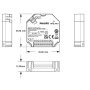 Wymiary modułu WiZ Switch 9-40V Philips