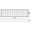 Oprawa rastrowa natynkowa RASTRO LED 2xT8 LED-J 120cm biała G-TECH wymiary.jpg