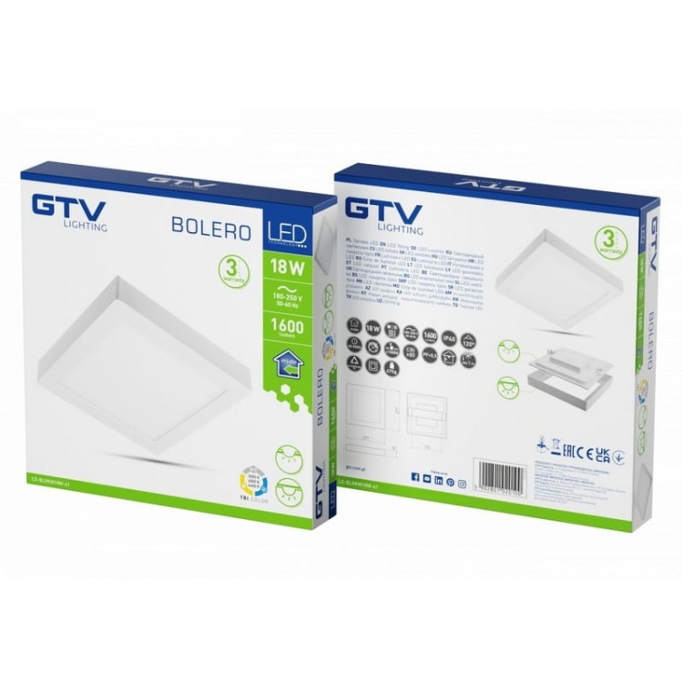 Oprawa 2w1 natynkowa wpuszczana BOLERO 18W 3000 4000 6400K 1600lm 120° kwadratowa GTV opakowanie.jpg