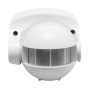 Czujnik ruchu PIR CR-1 natynkowy detekcja 180° do 10m biały IP44 GTV.jpg