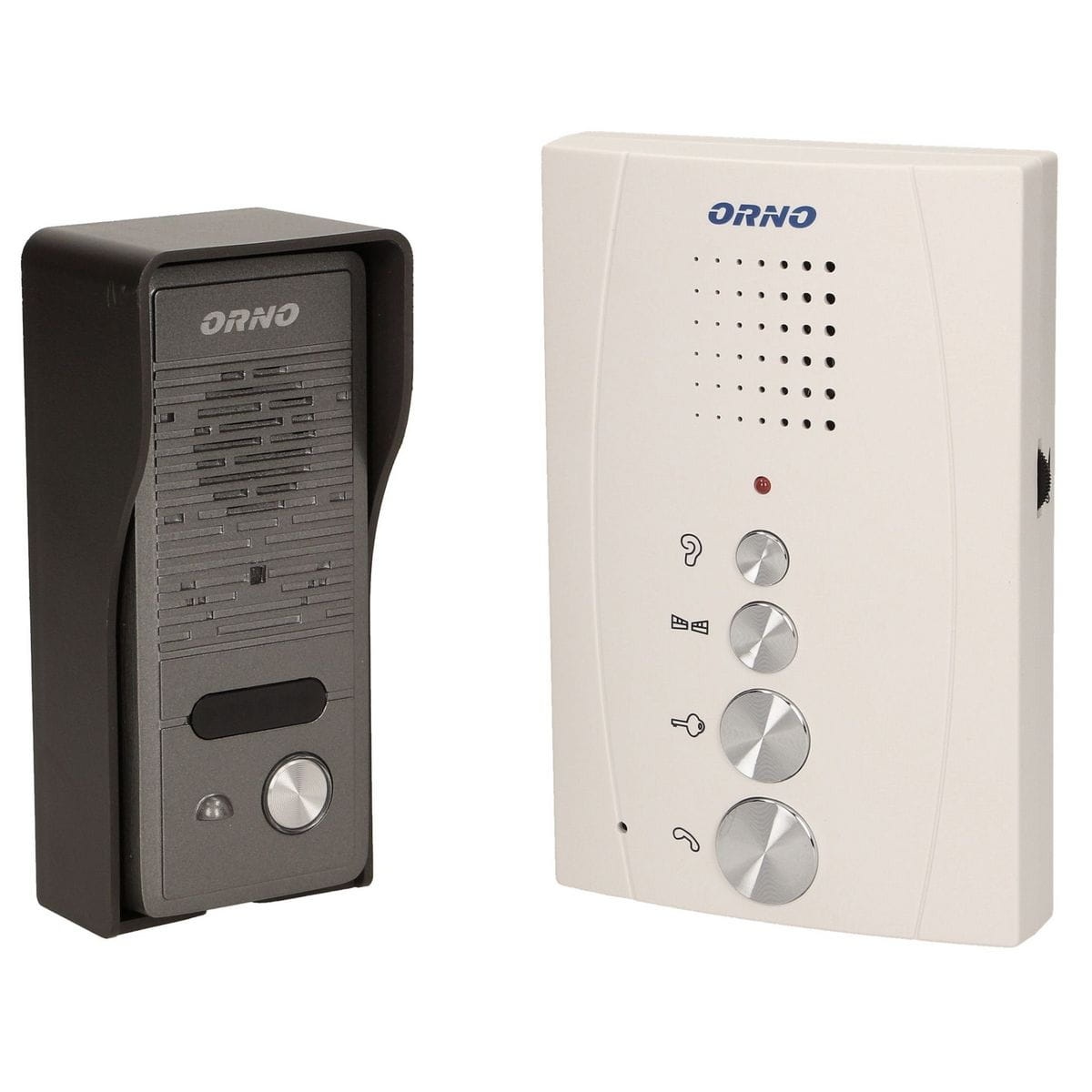 Zestaw domofonowy jednorodzinny, bezsłuchawkowy, biały, ELUVIO 5901752481824