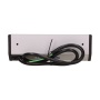 Gniazdo meblowe 3x2P+Z, czarno-srebrne ORGM9001BG 5902560329766