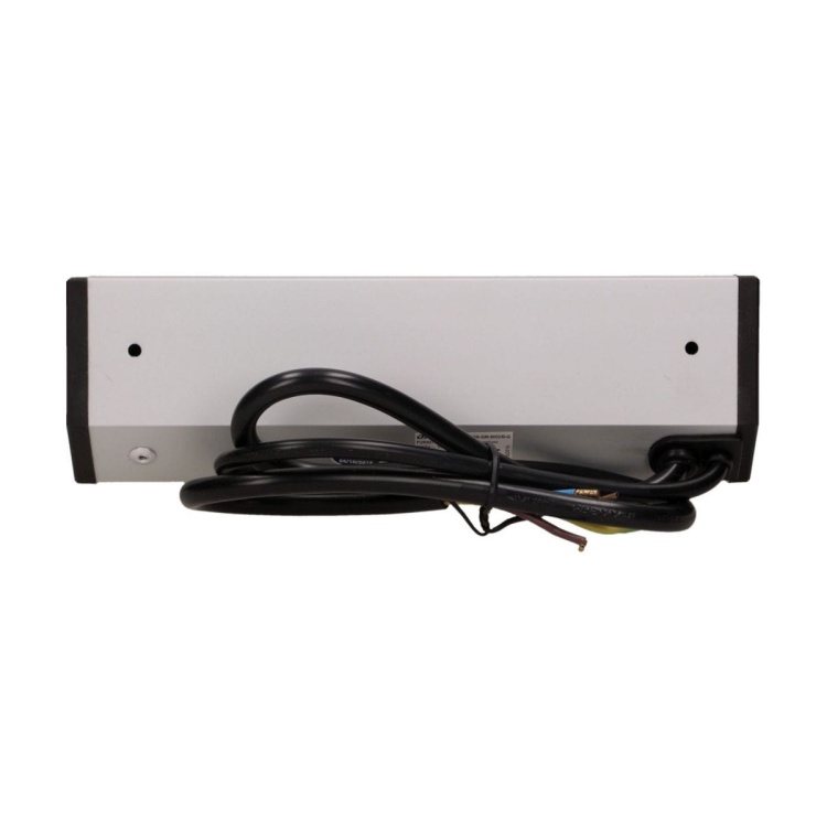 Gniazdo meblowe 2x2P+Z z wyłącznikiem, czarno-srebrne ORGM9002BG  5902560329803