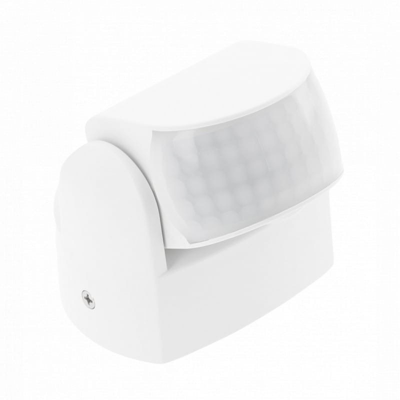 Czujnik ruchu PIR CR-9 MINI natynkowy detekcja 180 i 360° do 12m biały IP65 GTV.jpg