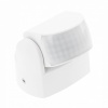 Czujnik ruchu PIR CR-9 MINI natynkowy detekcja 180 i 360° do 12m biały IP65 GTV.jpg
