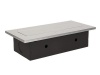Gniazdo meblowe wpuszczane w blat z grubym rantem 2x2P+Z 3xUSB srebrne