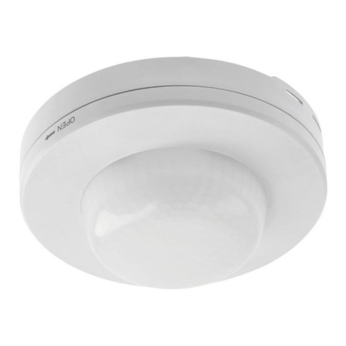 Czujnik ruchu i obecności PIR CR-CO2 natynkowy detekcja 360° do 20m biały IP65 GTV.jpg