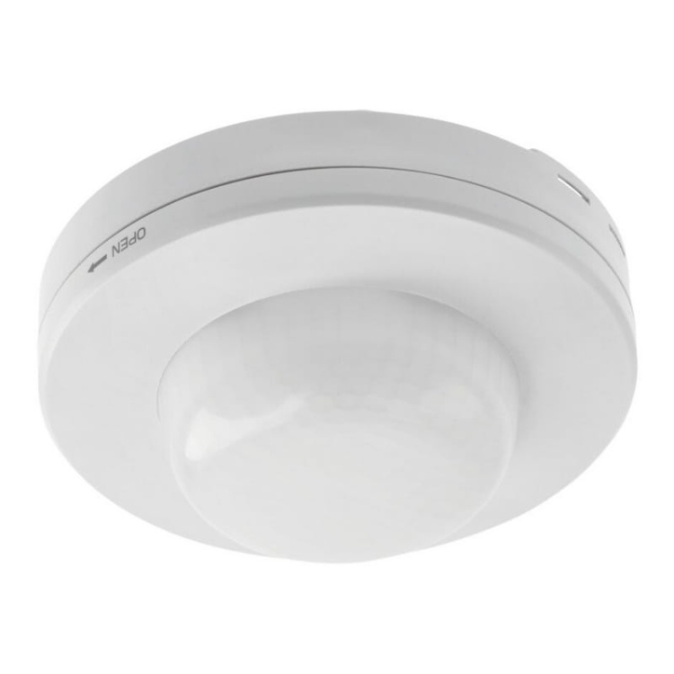 Czujnik ruchu i obecności PIR CR-CO2 natynkowy detekcja 360° do 20m biały IP65 GTV.jpg