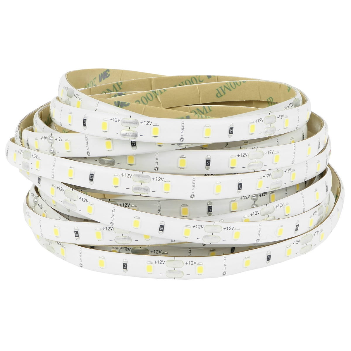 Taśma LED w żelu biała ciepła 12V DC UNILED S2835-300-WN-63