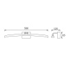 Kinkiet MAMBA LED biały 50cm 12W 930lm b.neutralny IP44 STRÜHM biały.jpg