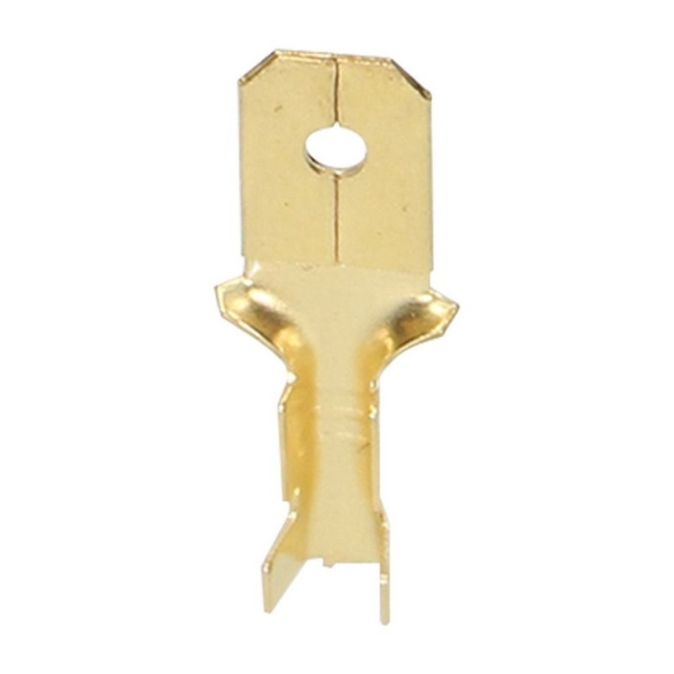 Wsuwka nieizolowana, przekrój maksymalny 2,5mm², szerokość: 6,3mm, Blister 10 szt. 5908254809927