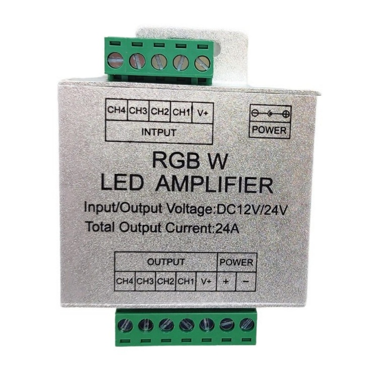Wzmacniacz sygnalu do taśm LED RGBW DC5-24V 24A 288W