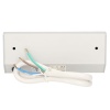 Gniazdo meblowe ładowarka USB przewód 0,5m 1x2P+Z 2xUSB bok