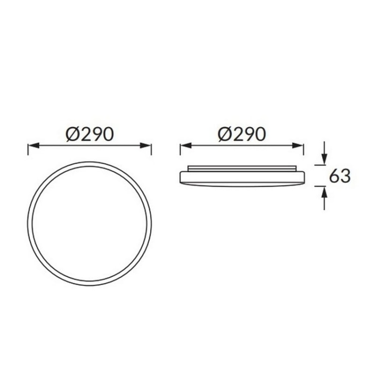 Plafon oświetleniowy SOLA LED C SLIM 18W 290mm 1235lm b. neutralny IP44 STRÜHM wymiary.jpg