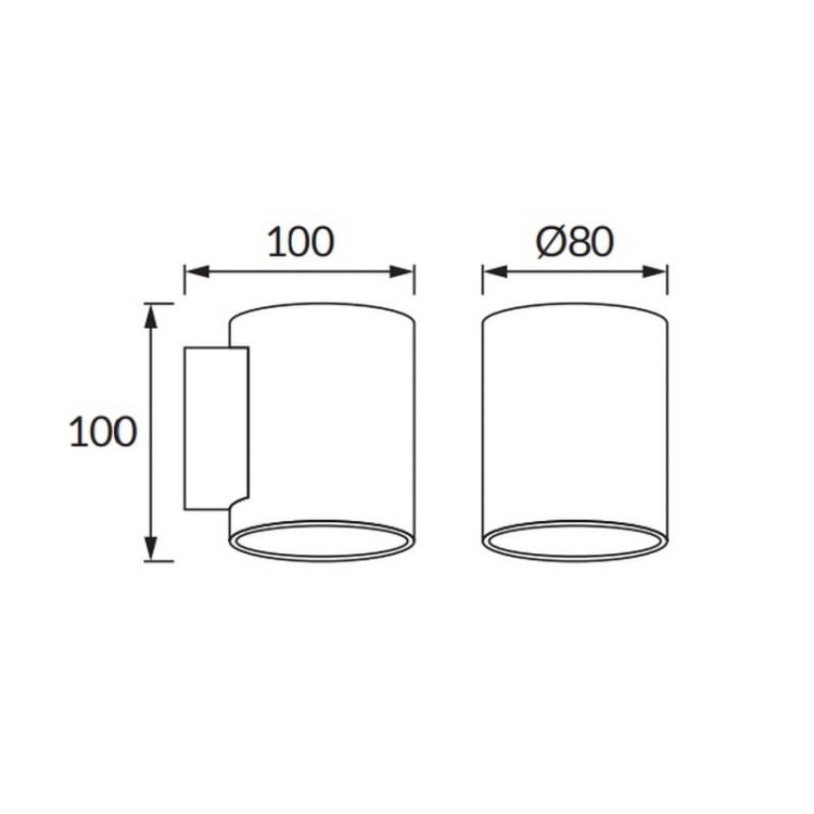 Kinkiet ścienny SONIA G9 max35W biały IP20 STRÜHM wymiary.jpg
