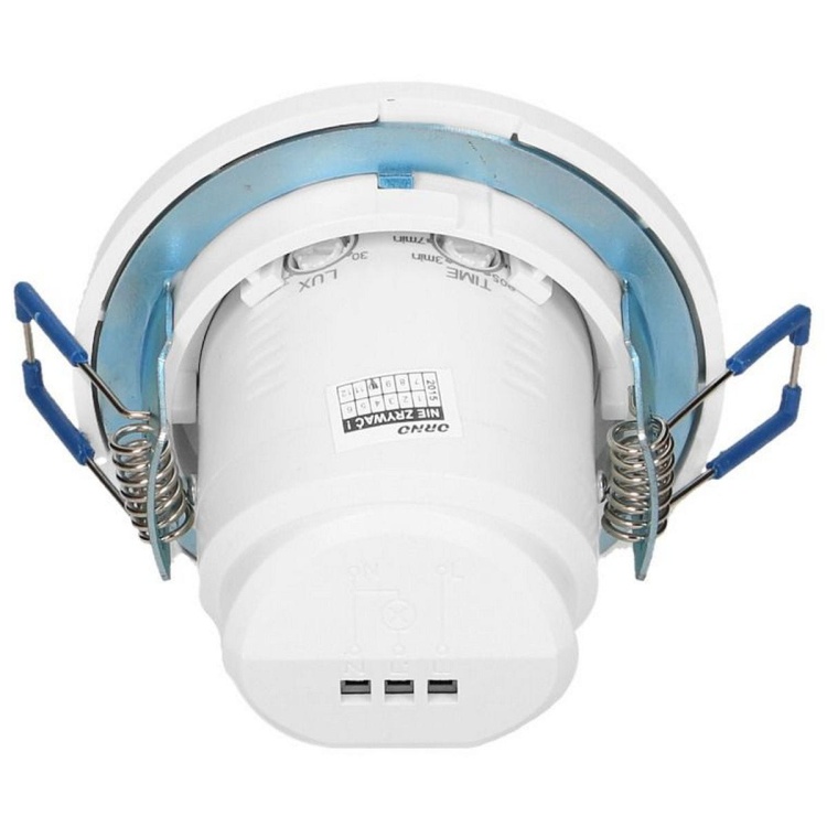 Czujnik ruchu PIR do wbudowania 360st. IP20 800W OR-CR-243 ORNO