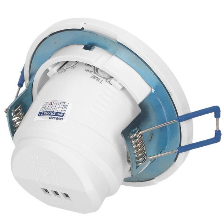 Czujnik ruchu PIR do wbudowania 360st. IP20 800W OR-CR-243 ORNO