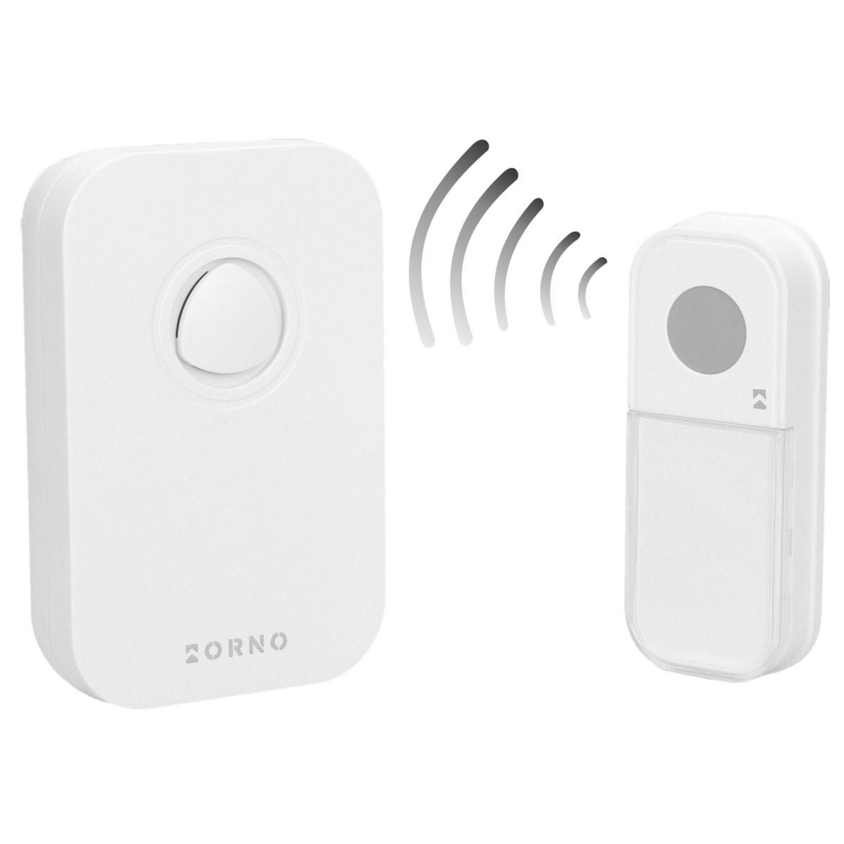 Dzwonek bezprzewodowy FADO DC, bateryjny, learning system, 36 dźwięków, 80m 5902560328417