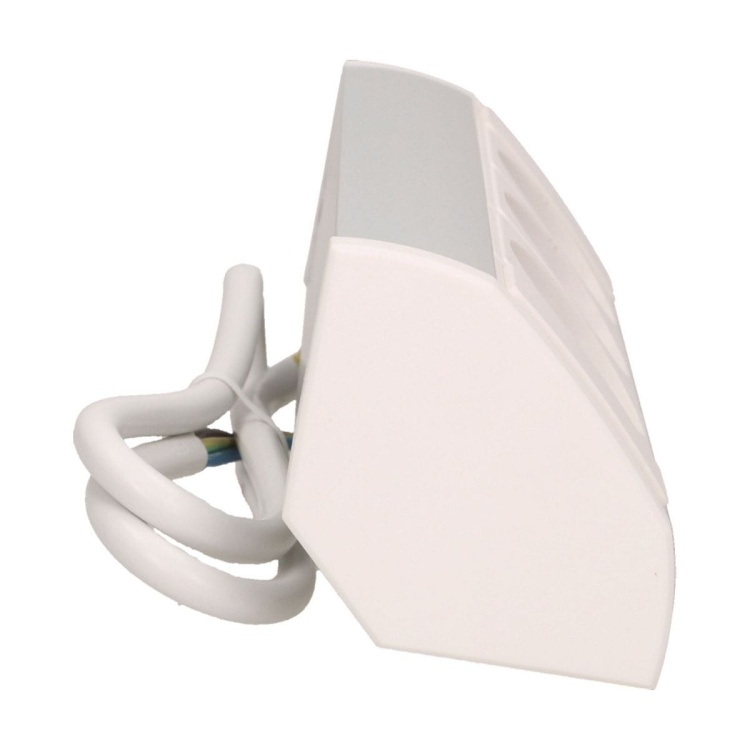 Gniazdo meblowe 3x2P+Z, schuko, biało-srebrne 5902560329797