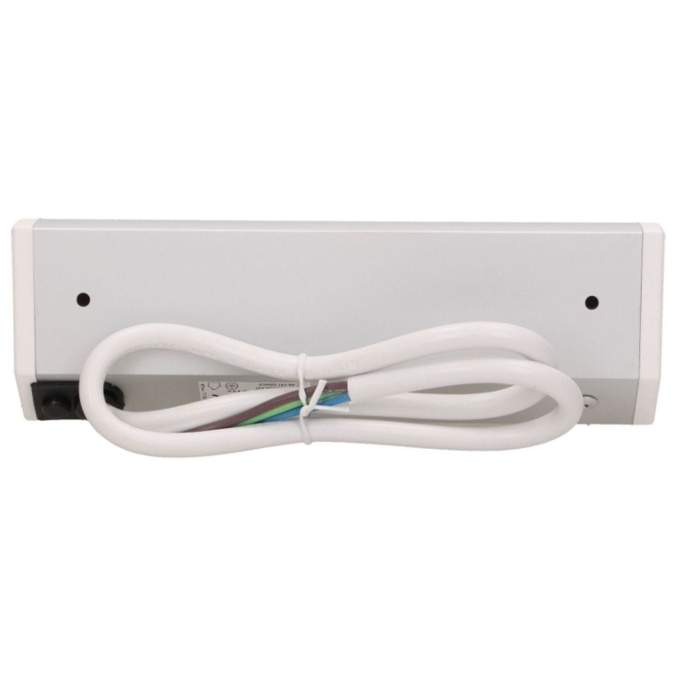Gniazdo meblowe 3x2P+Z, schuko, biało-srebrne 5902560329797