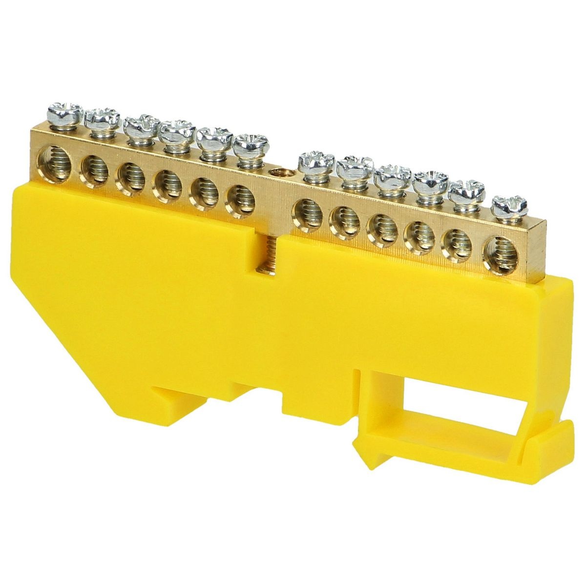 Listwa zaciskowa PE OR-LZ-8204/12/Y na szynę TH35 12 przewodów