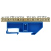 Listwa zaciskowa N  na szynę TH35 18 przewodów  niebieska