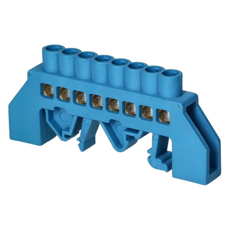 Listwa zaciskowa izolowana N OR-LZ-8203/8/BL 8 przewodów