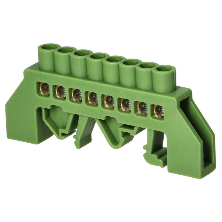 Listwa zaciskowa izolowana PE OR-LZ-8203/8/GN 8 przewodów